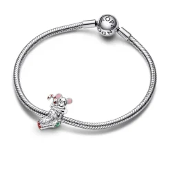 Charm Femme Chaussette de Noël et Souris Pandora Moments