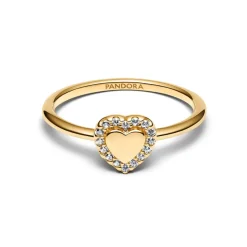 Charm Halo Cœur Gravable