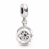 Charm Pandora Moments Boussole rotative avec inscription gravée