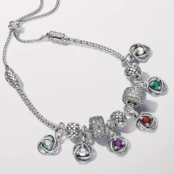 Charm Pendant Cercles de l’Éternité Violet