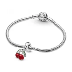 Charm Pendant Cerises Asymétriques - Pandora
