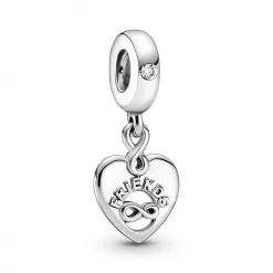 Charm Pendant Cœur Amis Pour Toujours Pandora Bijoux