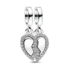 Charm Pendant Cœur de l'Amitié Séparable