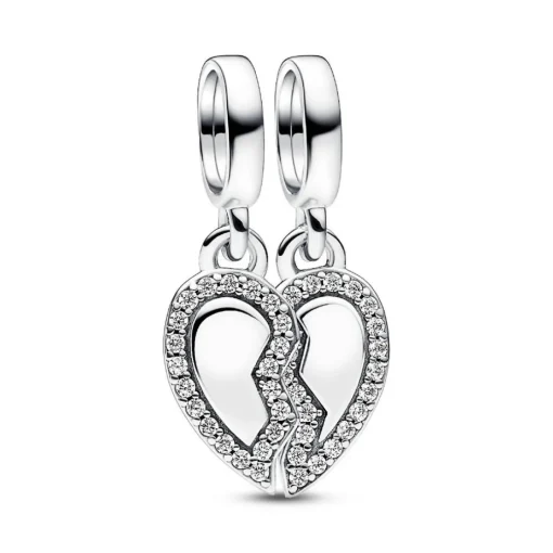 Charm Pendant Cœur de l'Amitié Séparable