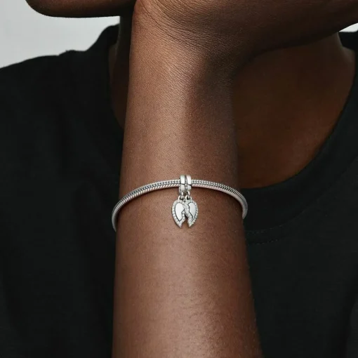 Charm Pendant Cœur de l'Amitié Séparable