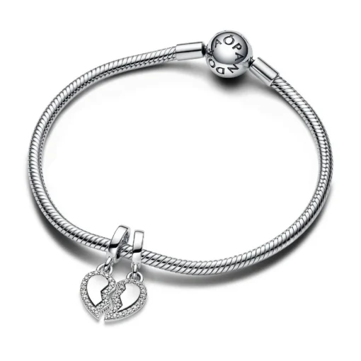 Charm Pendant Cœur de l'Amitié Séparable