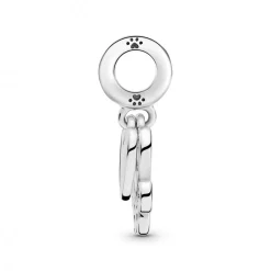 Charm Pendant Cœur et Empreinte de Pattes Pandora Passions