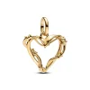 Charm Pendant Cœur Fil de Fer