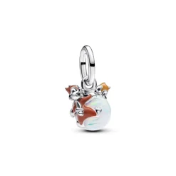 Charm Pendant Disney Boule de Noël Tic et Tac