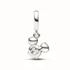 Charm Pendant Disney Tête de Mickey Scintillante