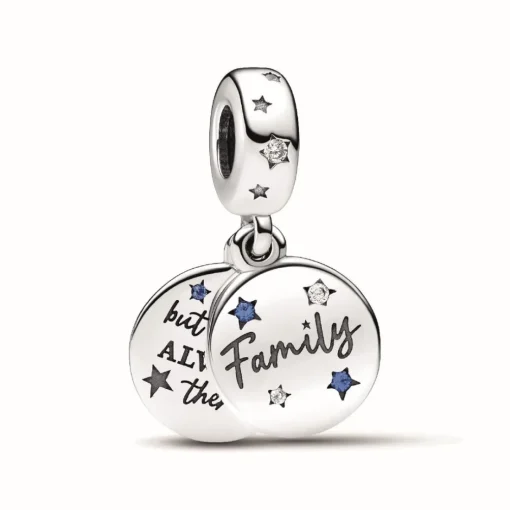 Charm Pendant Double Amour Familial