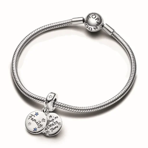 Charm Pendant Double Amour Familial