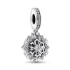 Charm Pendant Double Flocon de Neige Scintillant – Pandora Moments