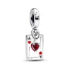 Charm Pendant Double Les Méchants de Disney Reine de Cœur