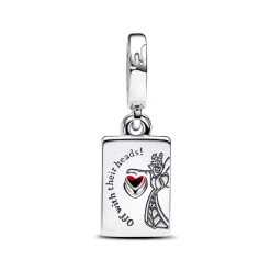 Charm Pendant Double Les Méchants de Disney Reine de Cœur