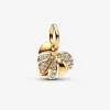 Charm Pendant Feuille de Monstera Scintillante