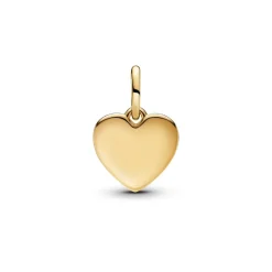 Charm Pendant Gravable Cœur Love Doré