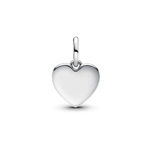 Charm Pendant Gravable Cœur Love Argent