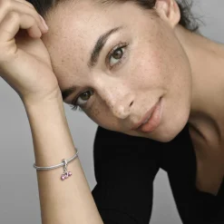 Charm Pendant Haltère & Cœur Pandora Moments
