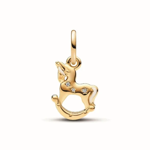 Charm Pendant Licorne à Bascule