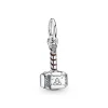 Charm pendant Marvel x Pandora Marteau de Thor gravé