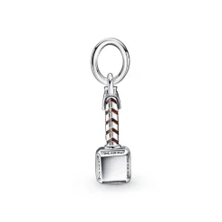 Charm pendant Marvel x Pandora Marteau de Thor gravé