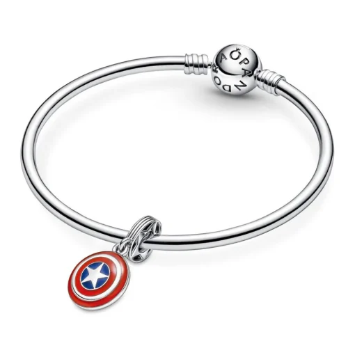 Charm pendant Marvel x Pandora The Avengers Bouclier Captain America