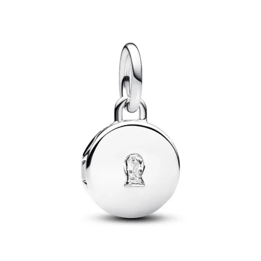 Charm Pendant Médaillon Amour Ouvrable et Gravable Argent