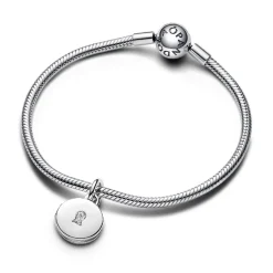 Charm Pendant Médaillon Amour Ouvrable et Gravable Argent