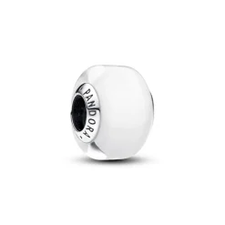 Charm Pendant Mini Murano Blanc