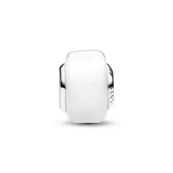 Charm Pendant Mini Murano Blanc