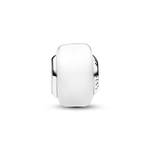 Charm Pendant Mini Murano Blanc