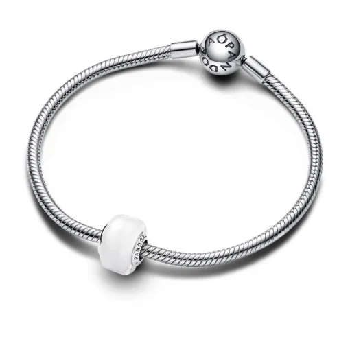 Charm Pendant Mini Murano Blanc