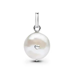 Charm Pendant Mum Perle de Culture d'Eau Douce Traitée Baroque