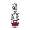 Charm Pendant Murano Renne au Nez Rouge – Pandora Moments