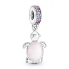 Charm Pendant Murano Tortue de Mer Rose - Pandora