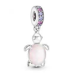 Charm Pendant Murano Tortue de Mer Rose - Pandora