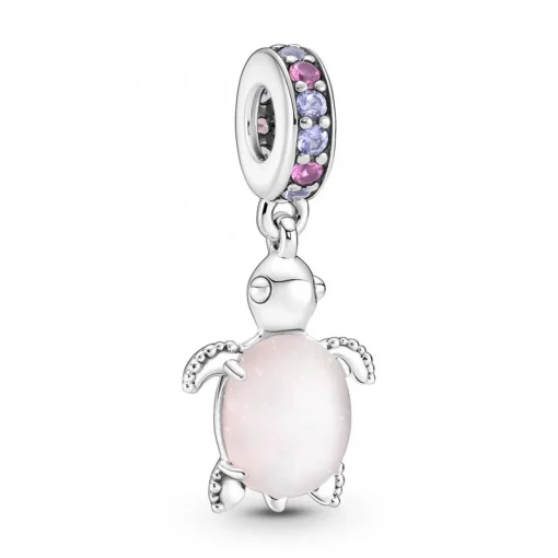 Charm Pendant Murano Tortue de Mer Rose - Pandora