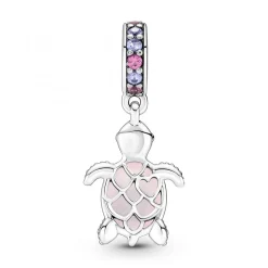 Charm Pendant Murano Tortue de Mer Rose - Pandora