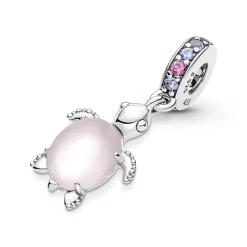 Charm Pendant Murano Tortue de Mer Rose - Pandora