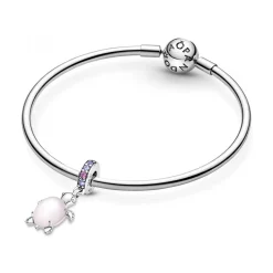 Charm Pendant Murano Tortue de Mer Rose - Pandora