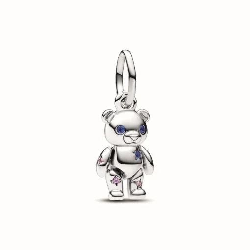 Charm Pendant Ours en Peluche Articulé