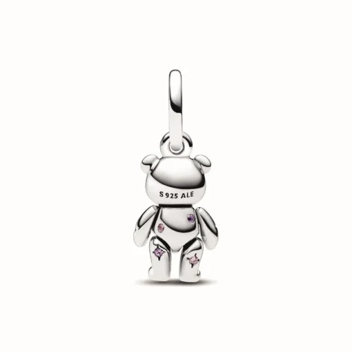 Charm Pendant Ours en Peluche Articulé