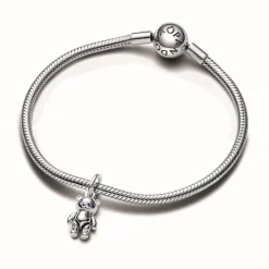 Charm Pendant Ours en Peluche Articulé