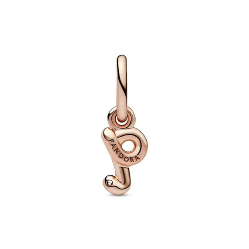 Charm Pendant Pandora - Alphabet Lettre q Manuscrite