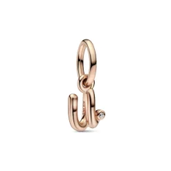Charm Pendant Pandora - Alphabet Lettre u Manuscrite