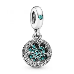 Charm Pendant Pandora Moments Trèfle à Quatre Feuilles Chanceuse