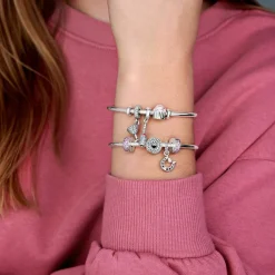 Charm Pendant Pandora Moments Bouteille de Vin Scintillante