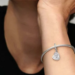 Charm Pendant Pandora Moments Cœur Amis Pour La Vie