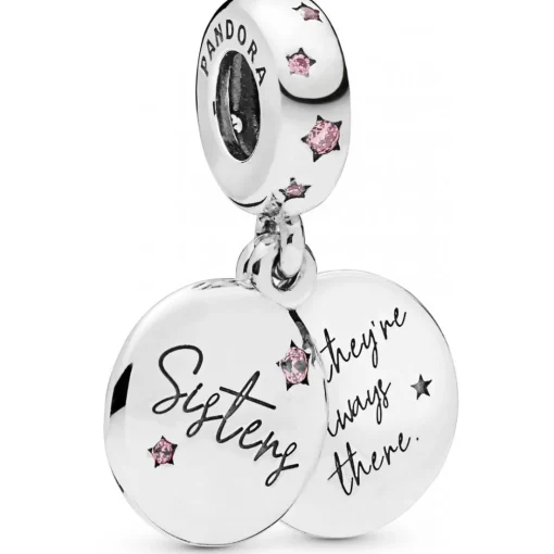 Charm Pendant Pandora MomentsSœurs Pour Toujours